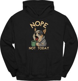 Australian Cattle Dog Not Today Hoodie Gift For Dog Lover