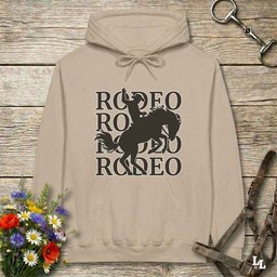Rodeo Hoodie Gift For Horse Lover