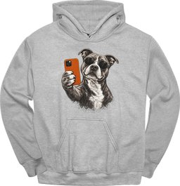 American Staffordshire Terrier Selfie Dog Hoodie Gift For Dog Lover