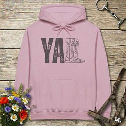 Yall Boots Hoodie Gift For Horse Lover