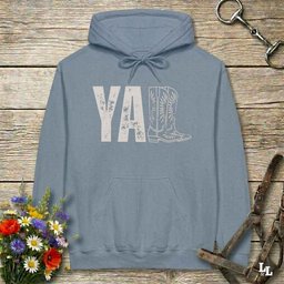 Yall Boots Hoodie Gift For Horse Lover