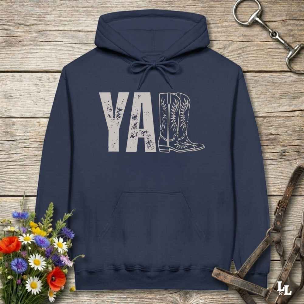 Yall Boots Hoodie Gift For Horse Lover