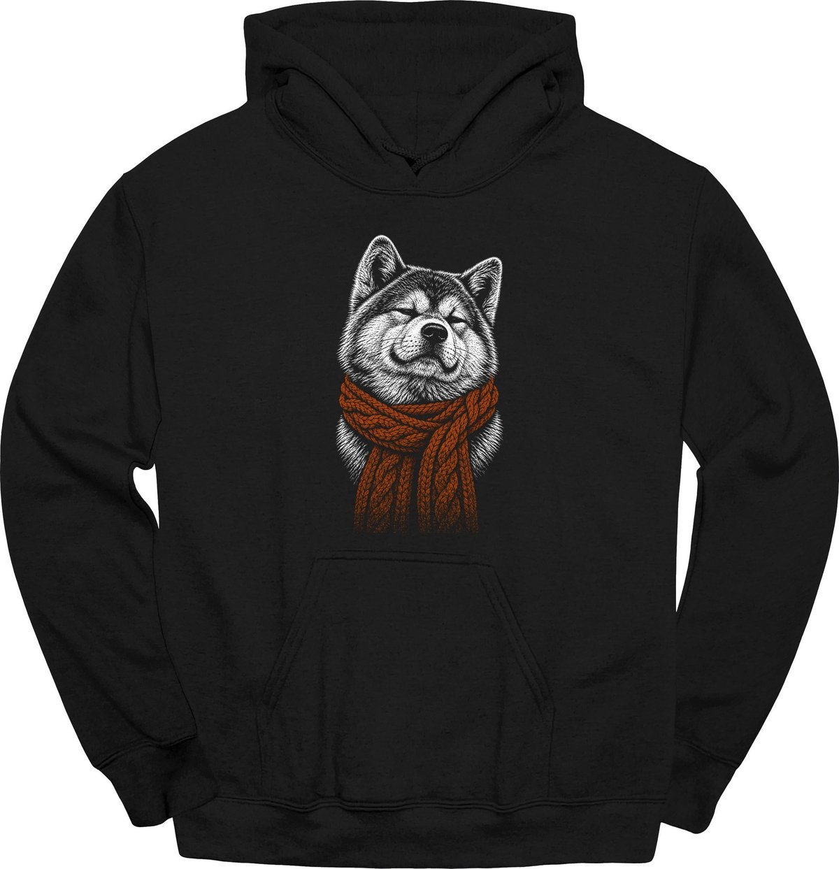 Akita Winter Dog Hoodie Gift For Dog Lover