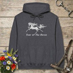 Year Of The Horse Hoodie Gift For Horse Lover