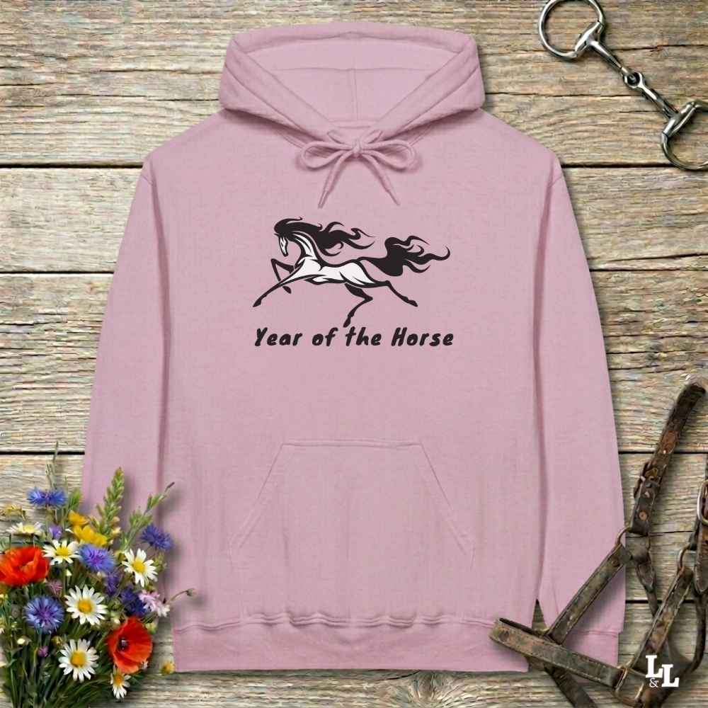 Year Of The Horse Hoodie Gift For Horse Lover