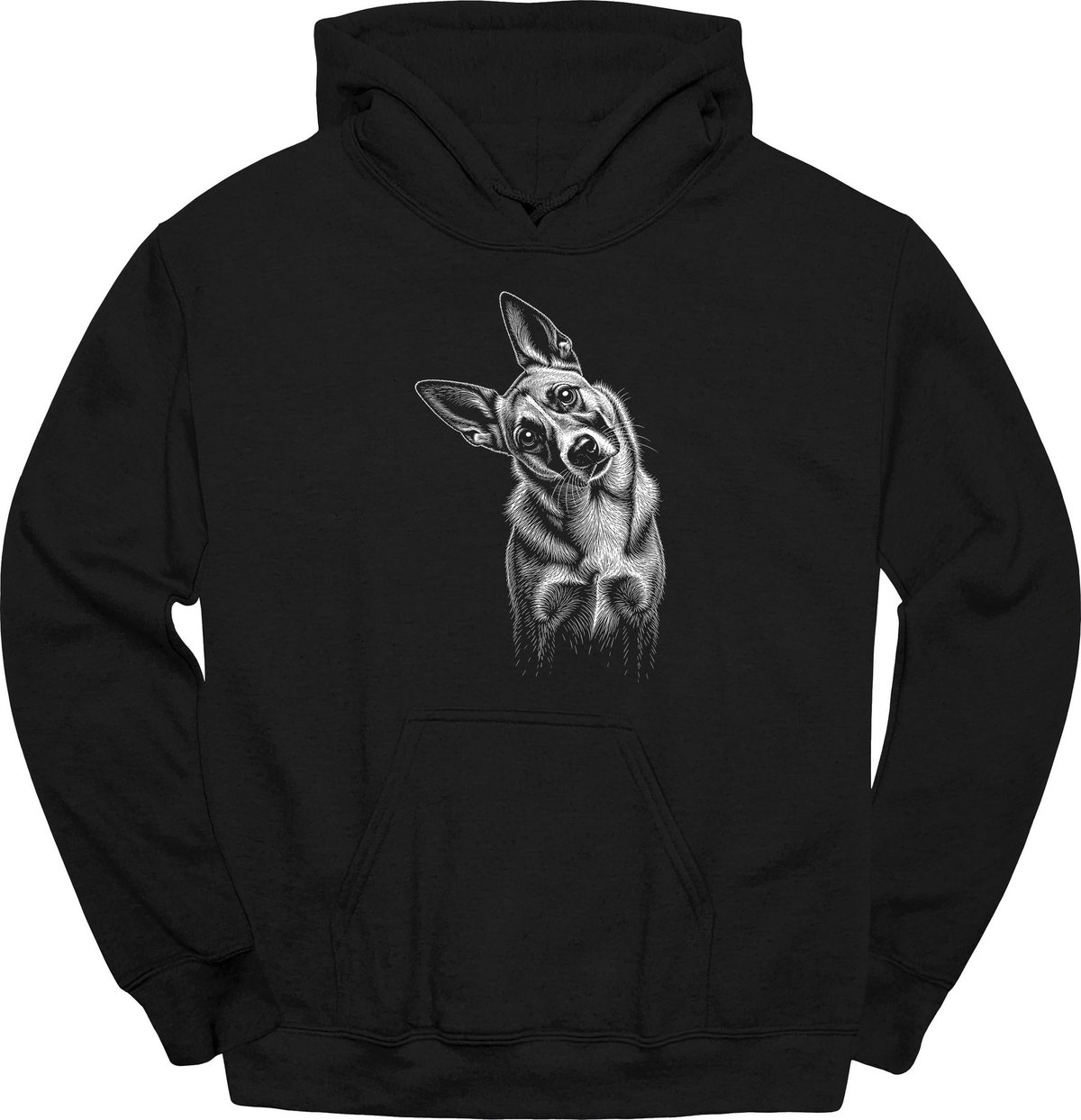 Australian Cattle Dog Tilted Dog Hoodie Gift For Dog Lover