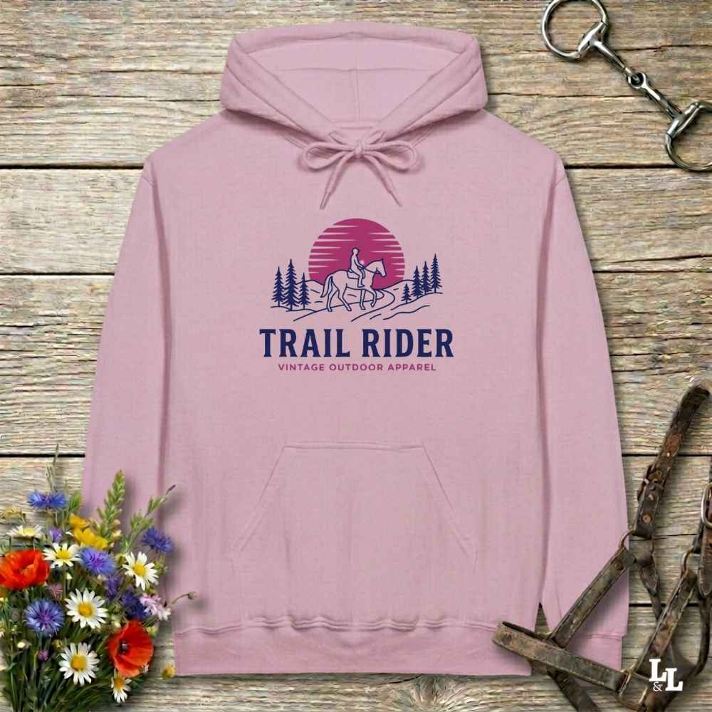 Trail Rider Hoodie Gift For Horse Lover