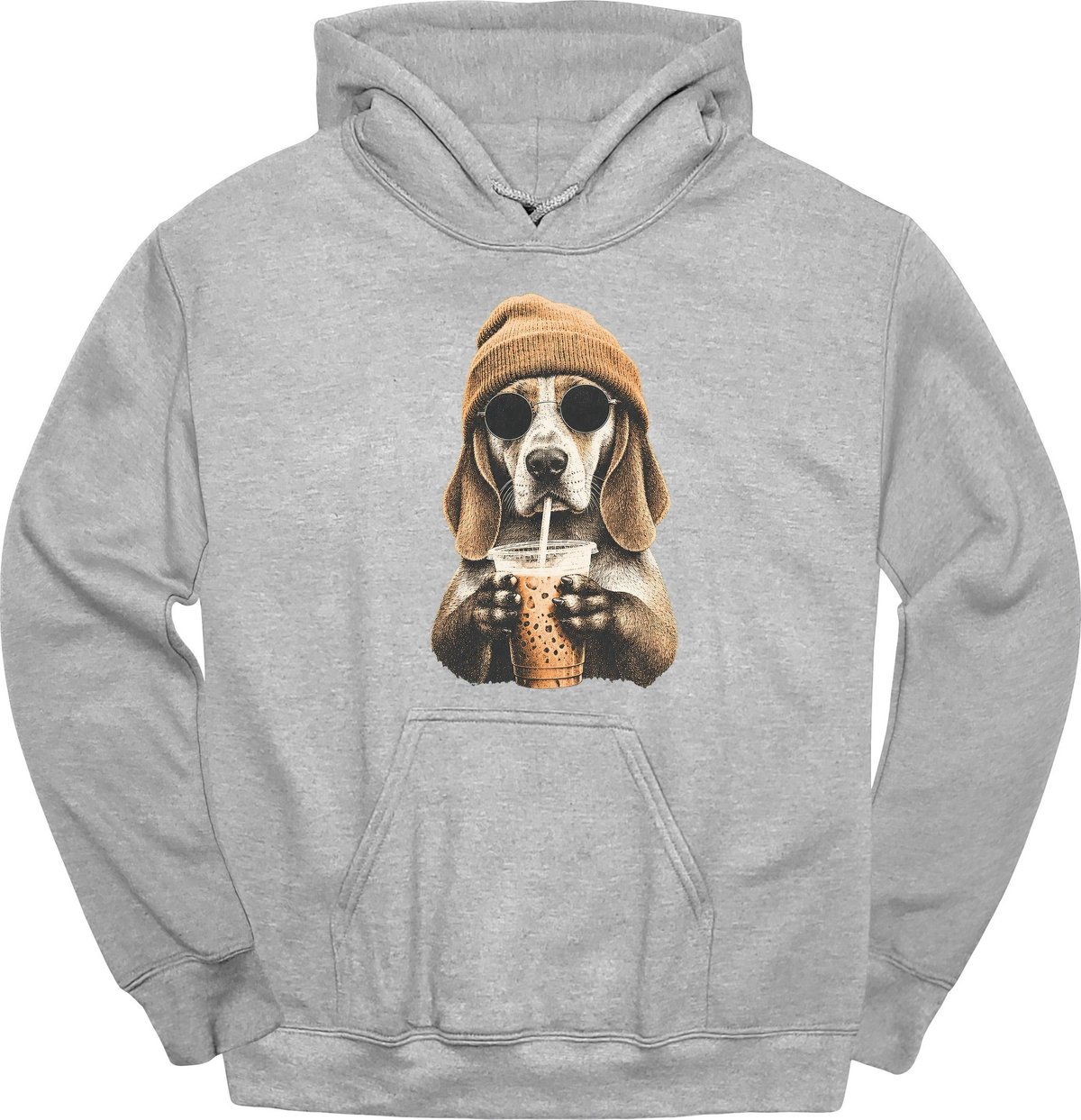 American Foxhound Hipster Dog Hoodie Gift For Dog Lover