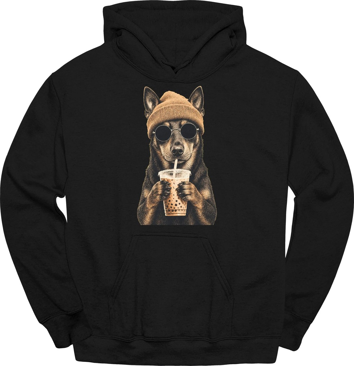 Beauceron Hipster Dog Hoodie Gift For Dog Lover