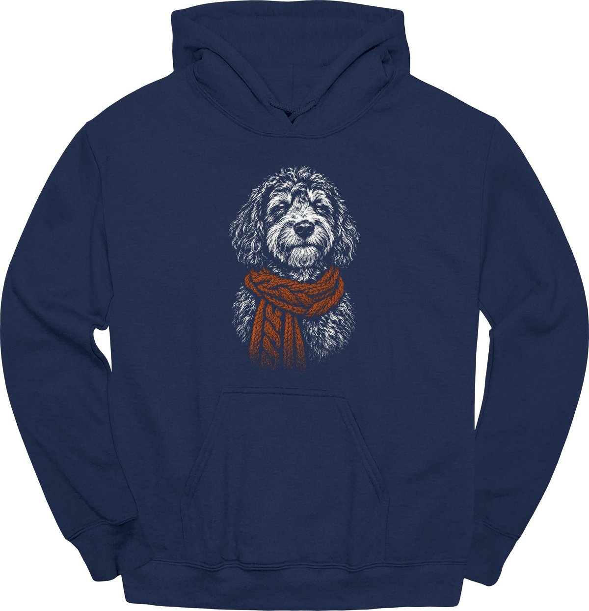 Aussiedoodle Winter Dog Hoodie Gift For Dog Lover