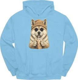 Akita Hipster Dog Hoodie Gift For Dog Lover