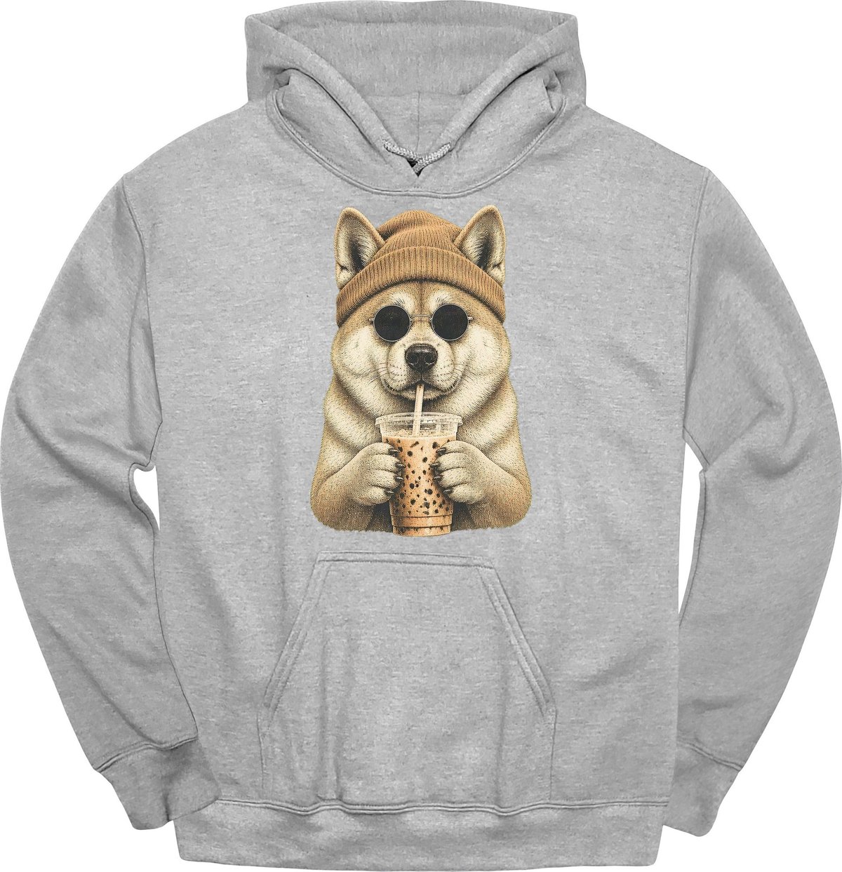 Akita Hipster Dog Hoodie Gift For Dog Lover