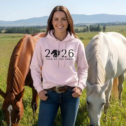 Year Of The Horse Hoodie Gift For Horse Lover