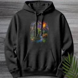 Nostalgic 90s Volcanic Dino Premium Hoodie Gift For Nature Lover