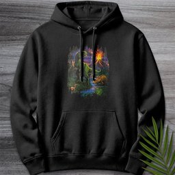 Nostalgic 90s Volcanic Dino Premium Hoodie Gift For Nature Lover