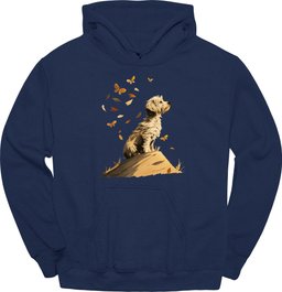 Bichon Frise Fall Dog Hoodie Gift For Dog Lover