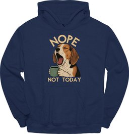 American Foxhound Not Today Hoodie Gift For Dog Lover