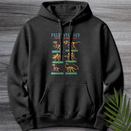 Paleontology Vintage Fossil Names Premium Hoodie