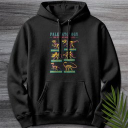 Paleontology Vintage Fossil Names Premium Hoodie