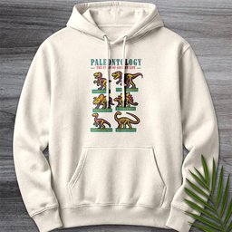 Paleontology Vintage Fossil Names Premium Hoodie