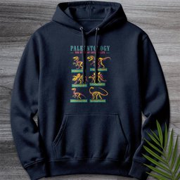 Paleontology Vintage Fossil Names Premium Hoodie
