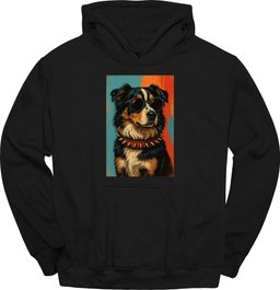 Australian Shepherd Punk Dog Hoodie Gift For Dog Lover