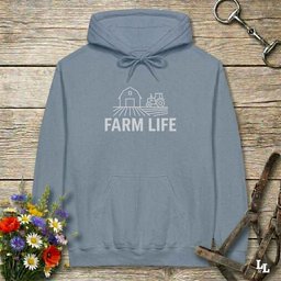 Farm Life Hoodie Gift For Horse Lover