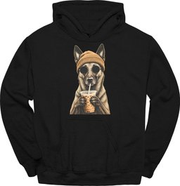 Belgian Malinois Hipster Dog Hoodie Gift For Dog Lover