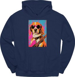 Beagle Punk Dog Hoodie Gift For Dog Lover