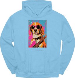 Beagle Punk Dog Hoodie Gift For Dog Lover