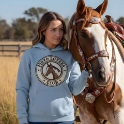 Pinto Lovers Club Hoodie Gift For Horse Lover