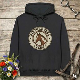 Pinto Lovers Club Hoodie Gift For Horse Lover
