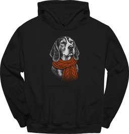American Foxhound Winter Dog Hoodie Gift For Dog Lover