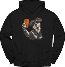 Beauceron Selfie Dog Hoodie Gift For Dog Lover