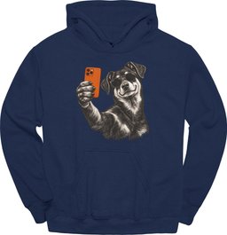 Beauceron Selfie Dog Hoodie Gift For Dog Lover