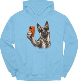 Belgian Malinois Selfie Dog Hoodie Gift For Dog Lover