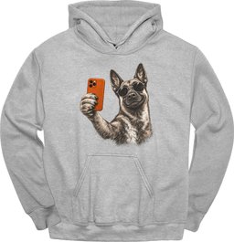 Belgian Malinois Selfie Dog Hoodie Gift For Dog Lover