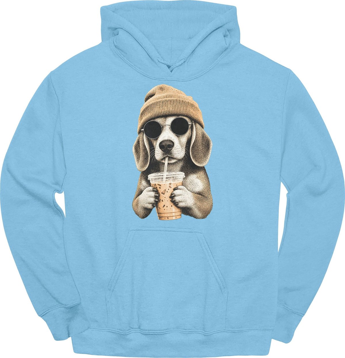 Beagle Hipster Dog Hoodie Gift For Dog Lover