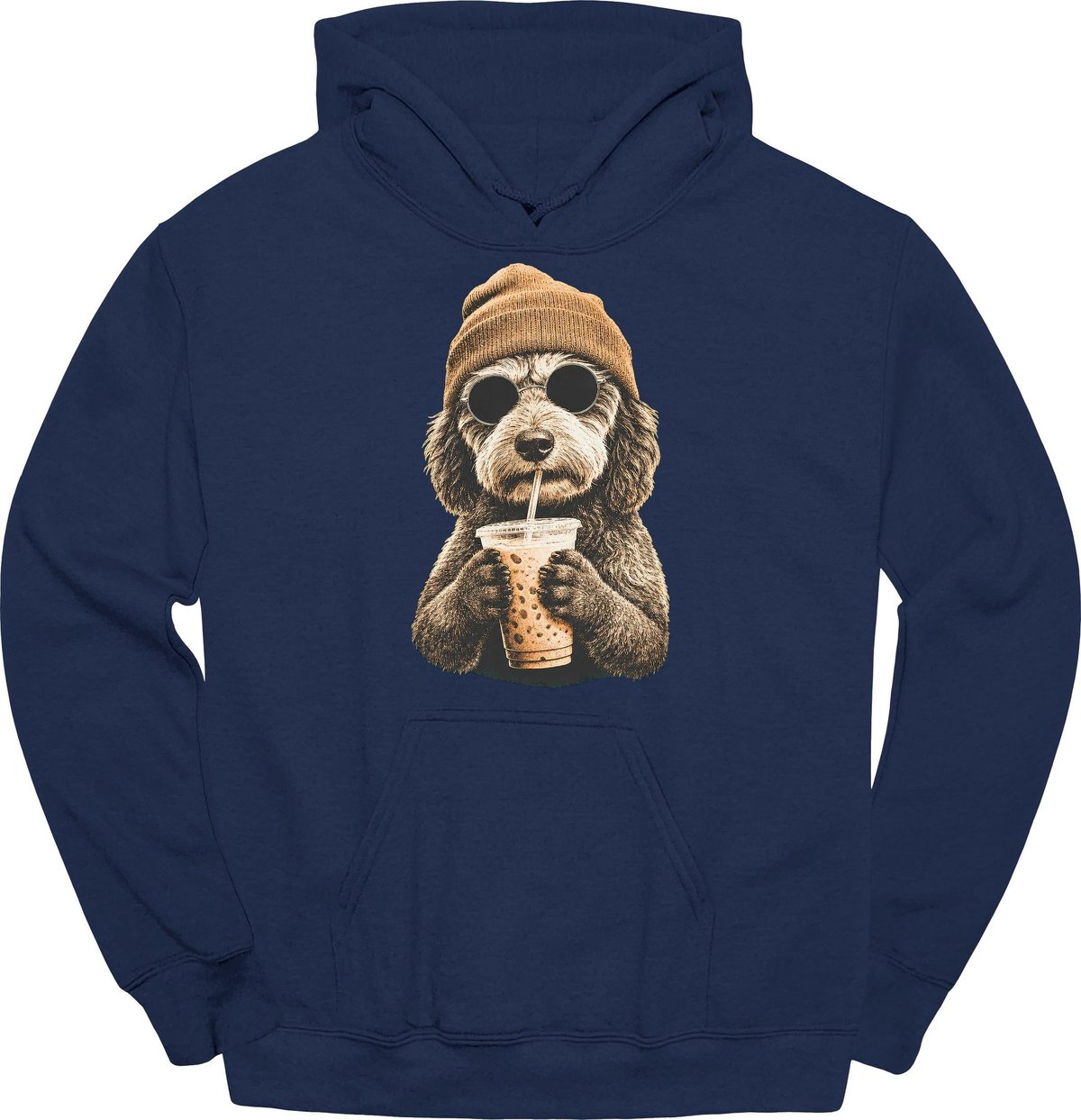 Aussiedoodle Hipster Dog Hoodie Gift For Dog Lover