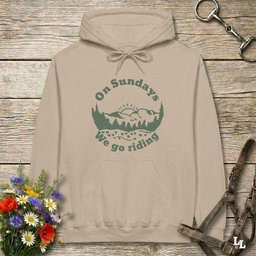 Sunday Riding Hoodie Gift For Horse Lover