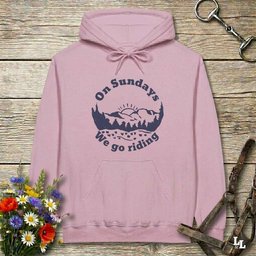 Sunday Riding Hoodie Gift For Horse Lover