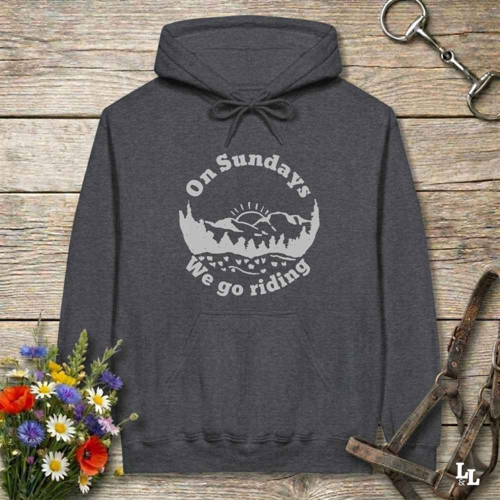 Sunday Riding Hoodie Gift For Horse Lover