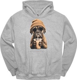Boxer Hipster Dog Hoodie Gift For Dog Lover