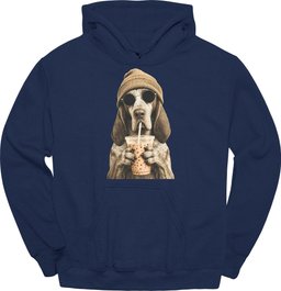 Bracco Italiano Hipster Dog Hoodie Gift For Dog Lover