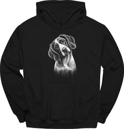 Brittany Spaniel Tilted Dog Hoodie Gift For Dog Lover