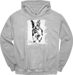 Boston Terrier Running Dog Hoodie Gift For Dog Lover