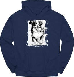 Bernese Mountain Dog Running Dog Hoodie Gift For Dog Lover