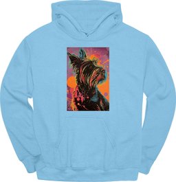 Briard Punk Dog Hoodie Gift For Dog Lover