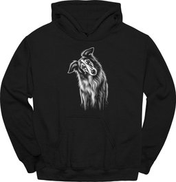 Borzoi Tilted Dog Hoodie Gift For Dog Lover