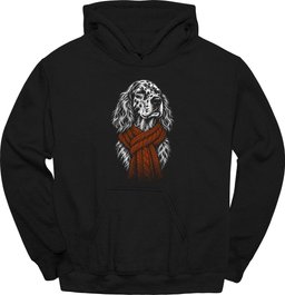 English Setter Winter Dog Hoodie Gift For Dog Lover
